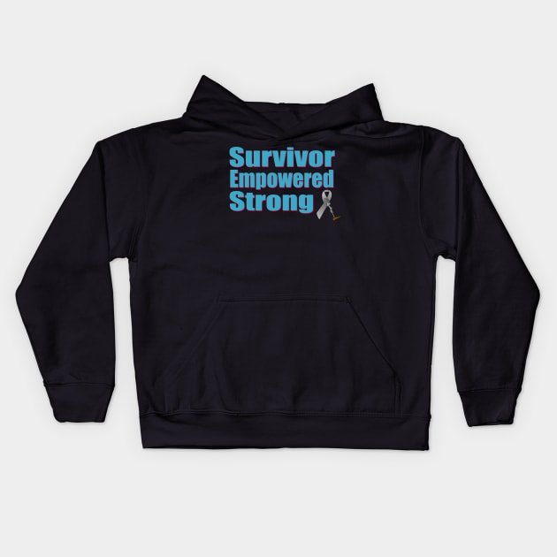 Encouraging Amputee Graphic Kids Hoodie by AlondraHanley